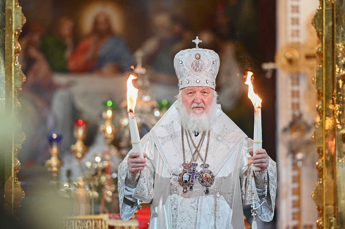 Кирилл Гундяев в церкви