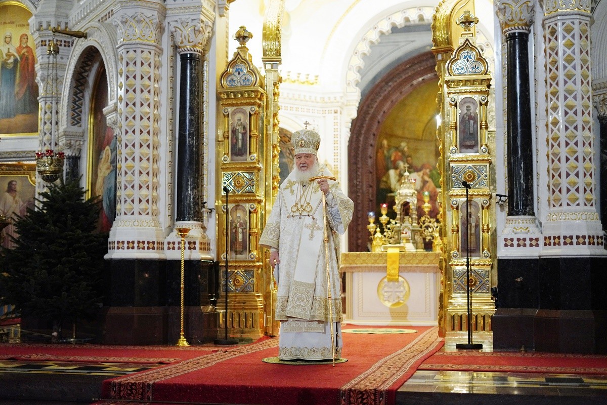 Дарохранительница восстановленного храма Христа Спасителя